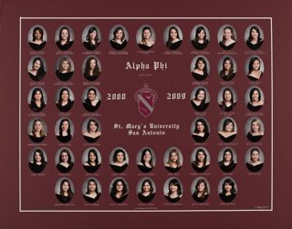 Iota Beta Chapter Composite Photograph, 2008-2009