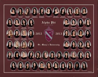 Iota Beta Chapter Composite Photograph, 2012-2013