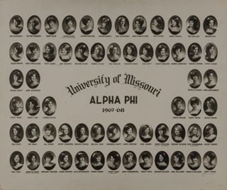 Omicron Chapter Composite Photograph, 1967-1968