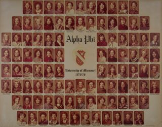 Omicron Chapter Composite Photograph, 1978-1979
