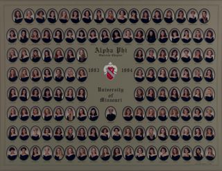 Omicron Chapter Composite Photograph, 1993-1994
