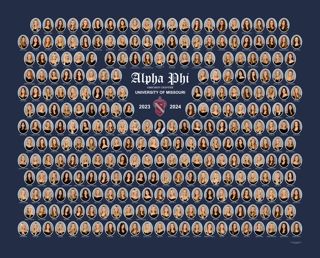 Omicron Chapter Composite Photograph, 2023-2024
