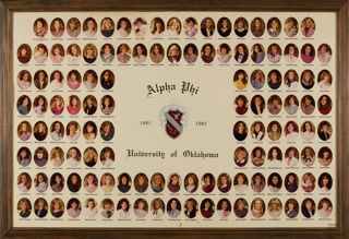 Phi Chapter Composite Photograph, 1981-1982