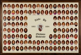Phi Chapter Composite Photograph, 1983-1984