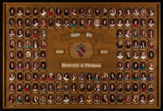 Phi Chapter Composite Photograph, 1989-1990