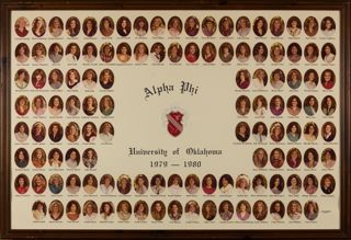 Phi Chapter Composite Photograph, 1979-1980