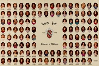 Phi Chapter Composite Photograph, 1982-1983