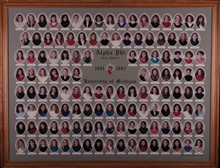 Theta Chapter Composite Photograph, 1991-1992