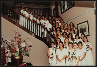 Theta Phi Charter Members at Installation Photograph, July 29, 1995
