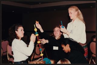 Alpha Phis Building Tower at Leadership Conference Photograph, 1993