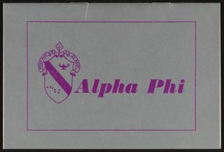 Epsilon Gamma Chapter Installation Banquet Program, January 13, 1968
