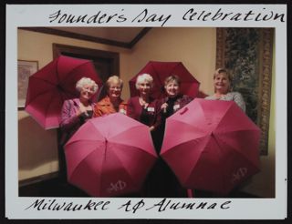 Milwaukee Alumnae Chapter Members Founders' Day Celebration Photograph Card