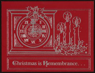 Eta Xi Chapter Christmas Is Remembrance Card