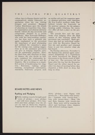 Board Notes and News, January 1947