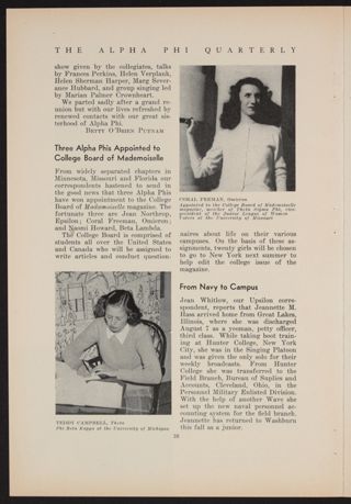 By the Way and Present Day Personalities: From Navy to Campus