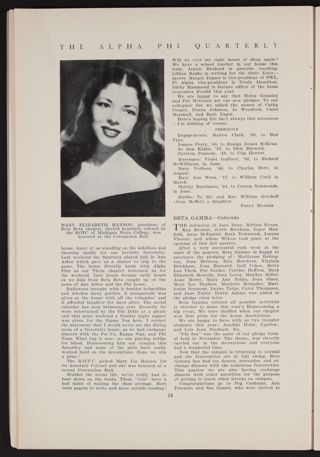 Chapter Letters: Beta Gamma - Colorado, January 1947