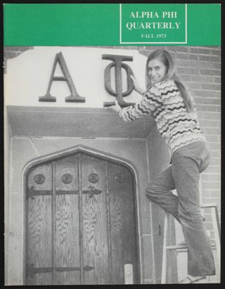 Alpha Phi Quarterly, Fall 1973 Front Cover