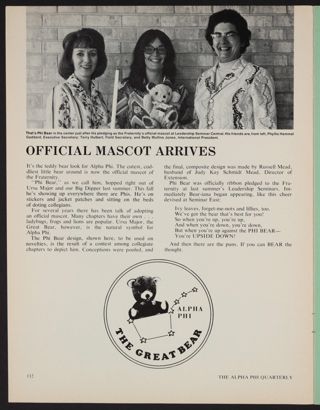 Official Mascot Arrives