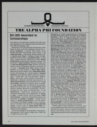 Alpha Phi Foundation: $61,000 Awarded in Scholarships
