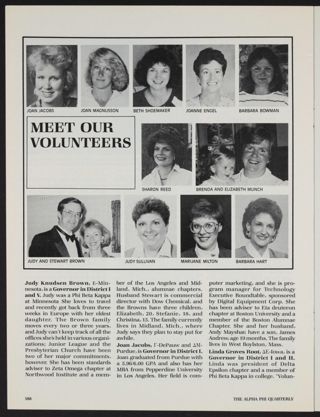 Meet Our Volunteers