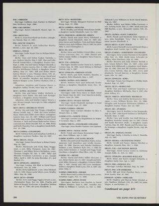 Alumnae Life: Marriages & Births, Fall 1987