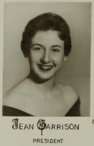 Beta Mu Chapter Composite Detail, Jean Garrison, 1959-1960