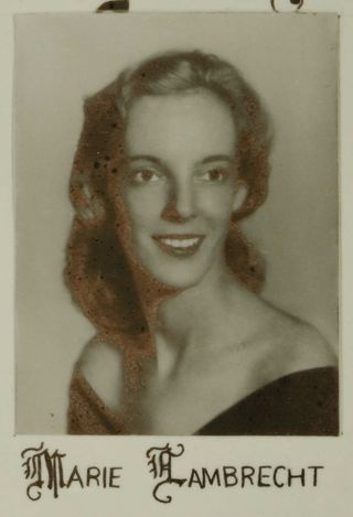 Beta Mu Chapter Composite Detail, Marie Lambrecht, 1959-1960