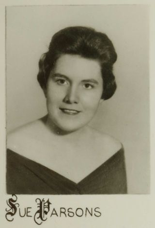 Beta Mu Chapter Composite Detail, Sue Parsons, 1959-1960