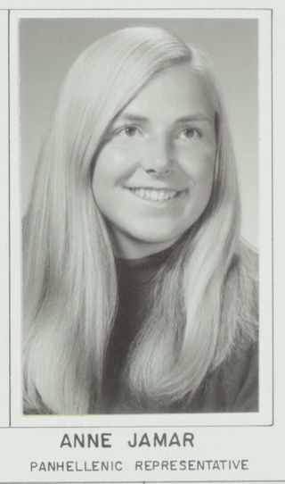 Beta Gamma Chapter Composite Detail, Anne Jamar, 1972
