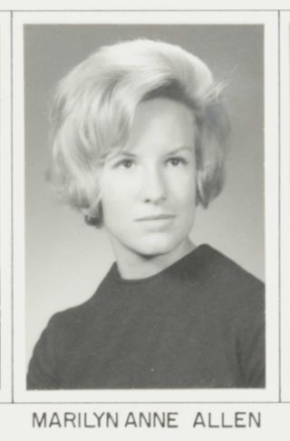 Beta Gamma Chapter Composite Detail, Marilyn Anne Allen, 1966