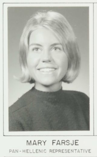 Beta Gamma Chapter Composite Detail, Mary Farsje, 1966