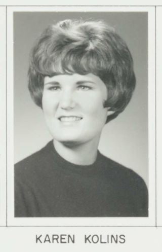 Beta Gamma Chapter Composite Detail, Karen Kolins, 1966