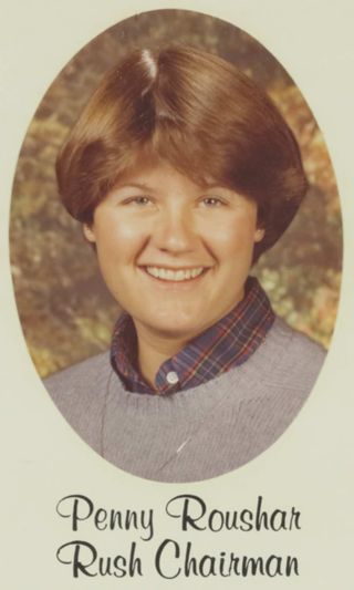 Beta Gamma Chapter Composite Detail, Penny Roushar, 1980-1981
