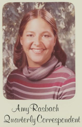 Beta Gamma Chapter Composite Detail, Amy Rasbach, 1977-1978