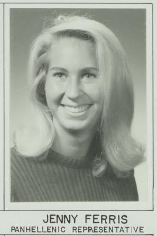 Beta Gamma Chapter Composite Detail, Jenny Ferris, 1967