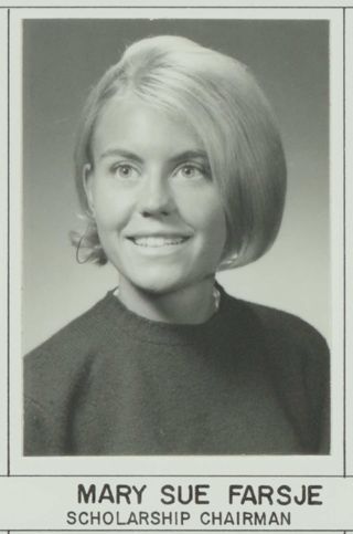 Beta Gamma Chapter Composite Detail, Mary Sue Farsje, 1967