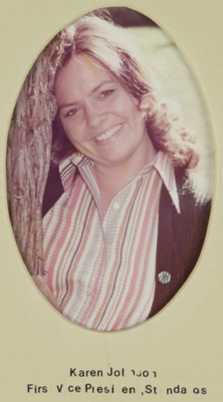 Beta Gamma Chapter Composite Detail, Karen Johnson, 1975-1976