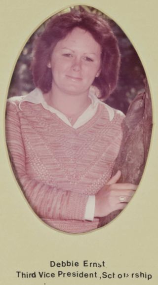 Beta Gamma Chapter Composite Detail, Debbie Ernst, 1975-1976