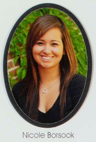 Beta Gamma Chapter Composite Detail, Nicole Borsook, 2010-2011