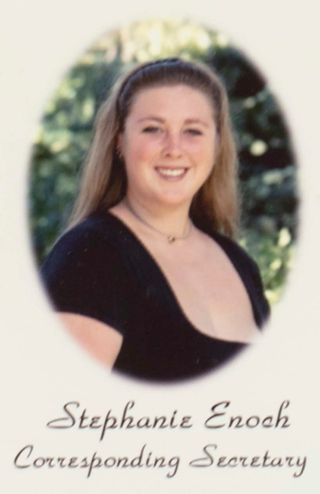 Beta Gamma Chapter Composite Detail, Stephanie Enoch, 2000-2001