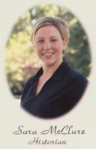 Beta Gamma Chapter Composite Detail, Sara McClure, 2000-2001