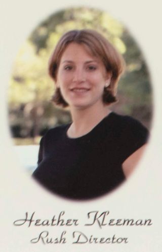 Beta Gamma Chapter Composite Detail, Heather Kleeman, 2000-2001