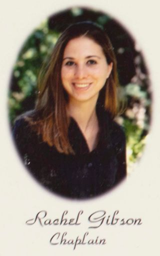 Beta Gamma Chapter Composite Detail, Rachel Gibson, 2000-2001