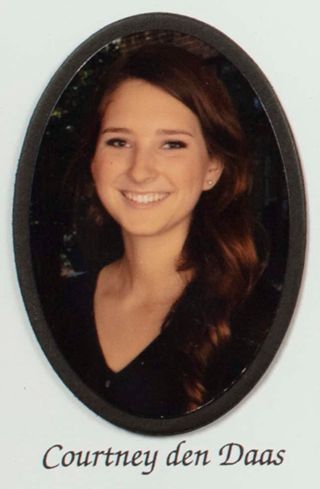 Beta Gamma Chapter Composite Detail, Courtney Den Daas, 2012-2013