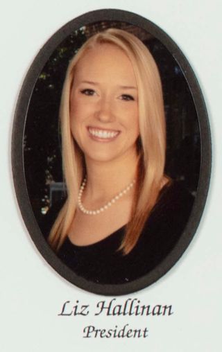 Beta Gamma Chapter Composite Detail, Liz Hallinan, 2012-2013