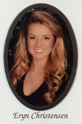 Beta Gamma Chapter Composite Detail, Eryn Christensen, 2012-2013