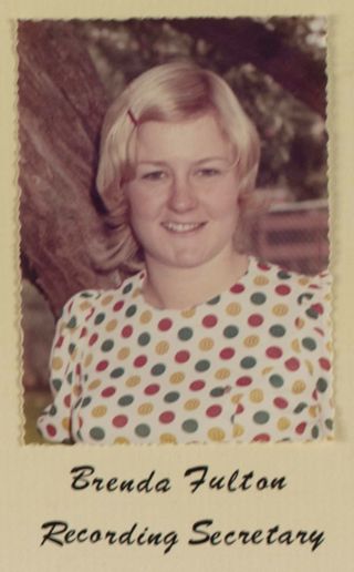 Beta Gamma Chapter Composite Detail, Brenda Fulton, 1973-1974
