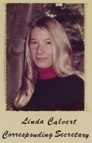 Beta Gamma Chapter Composite Detail, Linda Calvert, 1973-1974