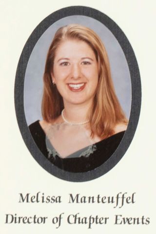 Beta Gamma Chapter Composite Detail, Melissa Manteuffel, 1999-2000