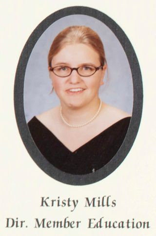 Beta Gamma Chapter Composite Detail, Kristy Mills, 1999-2000